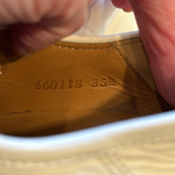 Gucci Vegas Block Heel Loafers White - Picture 7 of 9